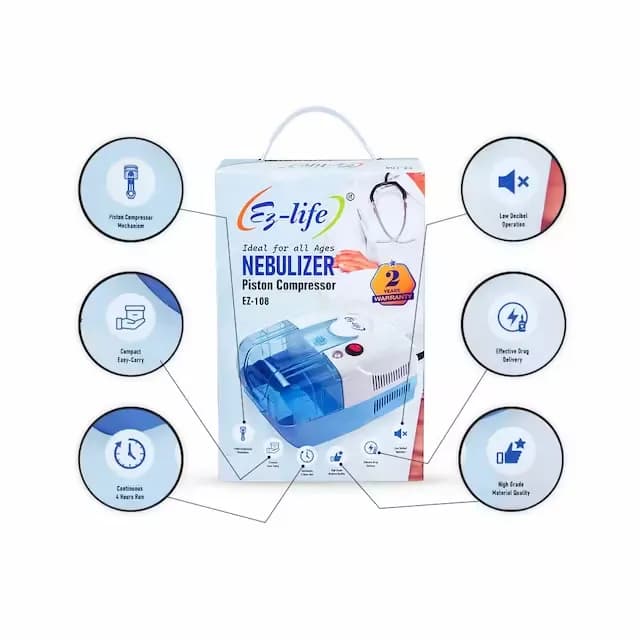 Portable Nebulizer Machine for Home Use  With Compartment EZ-NEB-108 5