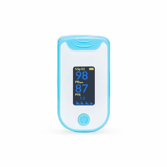 Fingertip Pulse Oximeter - SpO2 - PR Monitor - HD Display with Perfusion Index with Battery EZ 25P 1
