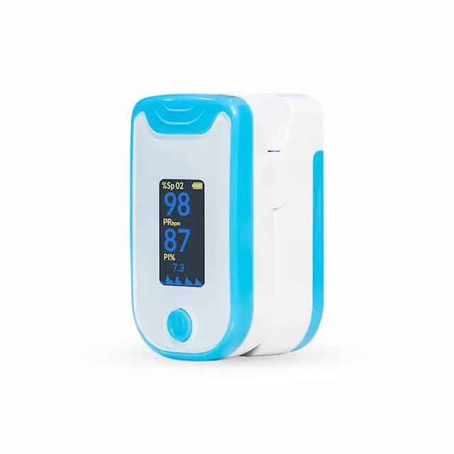 Fingertip Pulse Oximeter - SpO2 - PR Monitor - HD Display with Perfusion Index with Battery EZ 25P 2