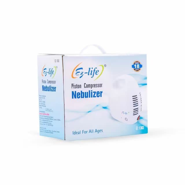Compressor Nebulizer Machine - Full Kit with Masks and Filters-Quiet Portable EZ-NEB-1303 8