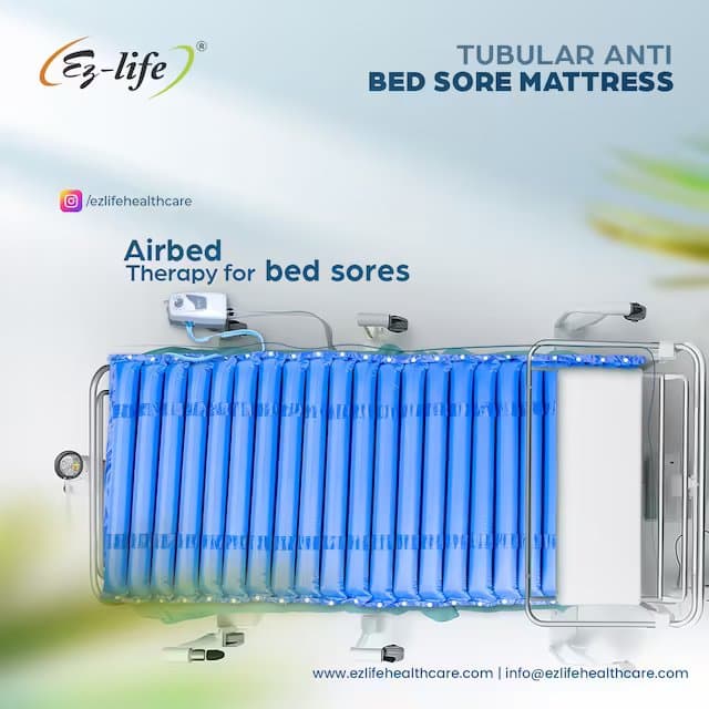 Anti Decubitus Air Mattress with Air Pump - Tubular Type Medical Mattress for Bed Sores EZ AIR-999 7