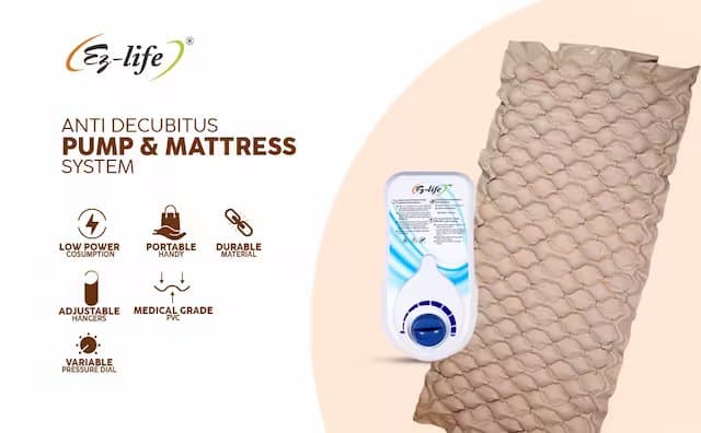 Anti Decubitus Air Bubble Mattress with Pump for Bedridden Patients Medical Grade EZ AIR 115C 6