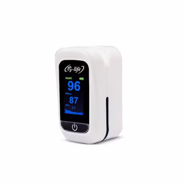 Fingertip Pulse Oximeter - SpO2 - PR Monitor - HD Display with Perfusion Index with Battery EZ 26P 2