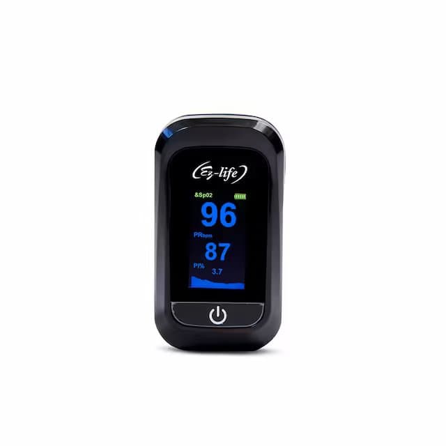 Fingertip Pulse Oximeter - SpO2 - PR Monitor - HD Display with Perfusion Index with Battery EZ 26P 3