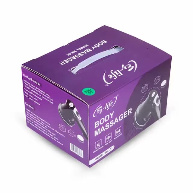 Ez-life Body Massager with 4 Massage Heads and Variable Speed Control BM-01 8