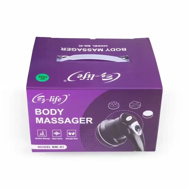 Ez-life Body Massager with 4 Massage Heads and Variable Speed Control BM-01 9