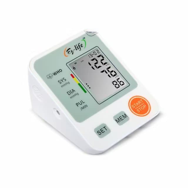 Digital Blood Pressure Monitor - Upper Arm Cuff with One - Touch Operation Memory Function EZ- 525 5