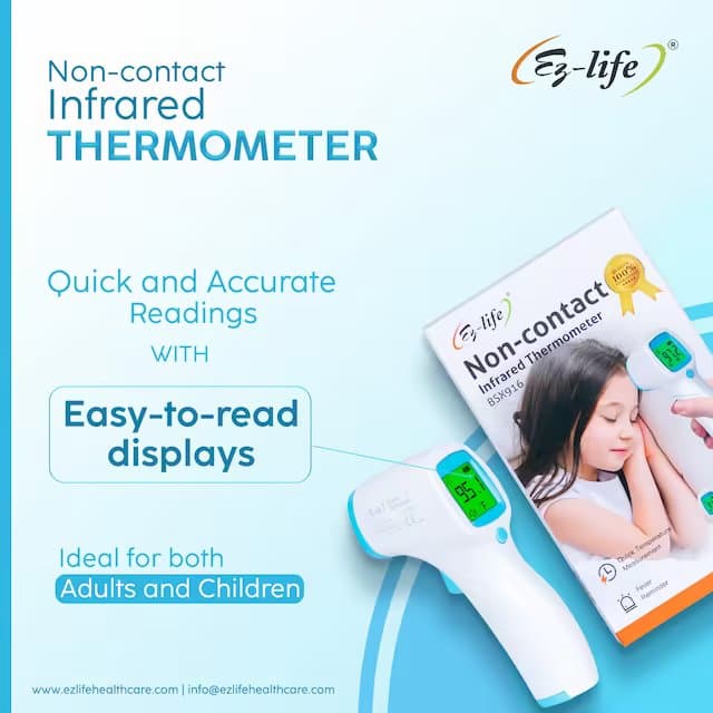 Non-Contact Infrared Thermometer - Fast Hygienic Forehead Scanning BSX 916 7