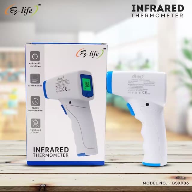 Non-Contact Infrared Thermometer - Fast Hygienic Forehead Scanning BSX 906 8