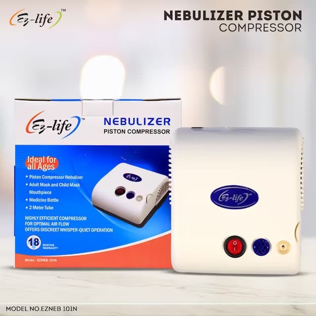 Nebulizer Machine - Quiet Compressor with Filters Adult and Child Masks EZ-NEB 101N 6