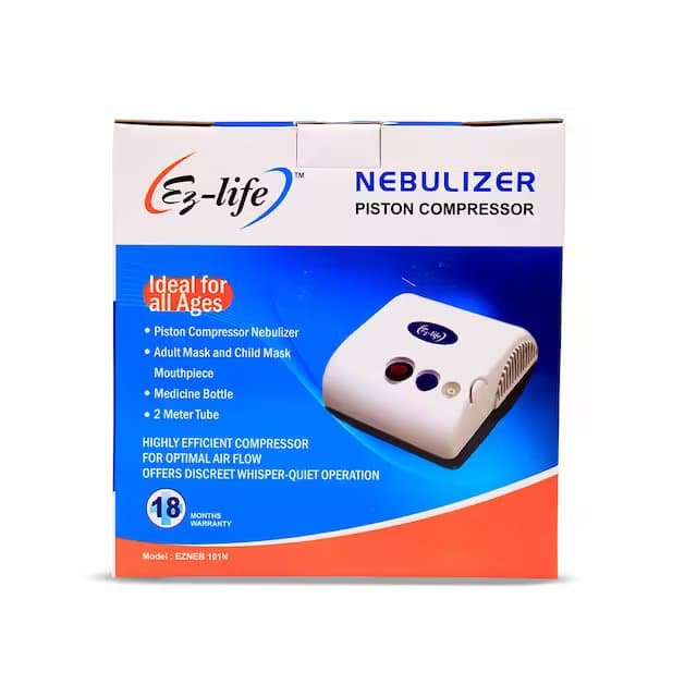 Nebulizer Machine - Quiet Compressor with Filters Adult and Child Masks EZ-NEB 101N 7