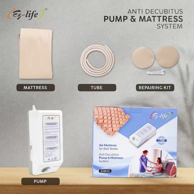 Anti Decubitus Air Bubble Mattress with Pump for Bedridden Patients Medical Grade EZ AIR-911 4