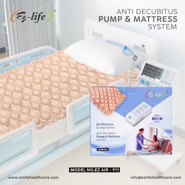 Anti Decubitus Air Bubble Mattress with Pump for Bedridden Patients Medical Grade EZ AIR-911 5