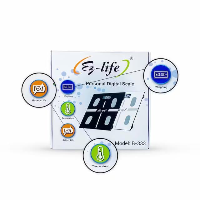 Personal Digital Scale with LCD Display - B333 3
