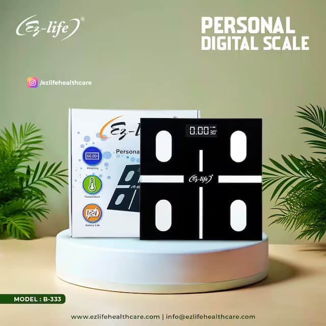 Personal Digital Scale with LCD Display - B333 6