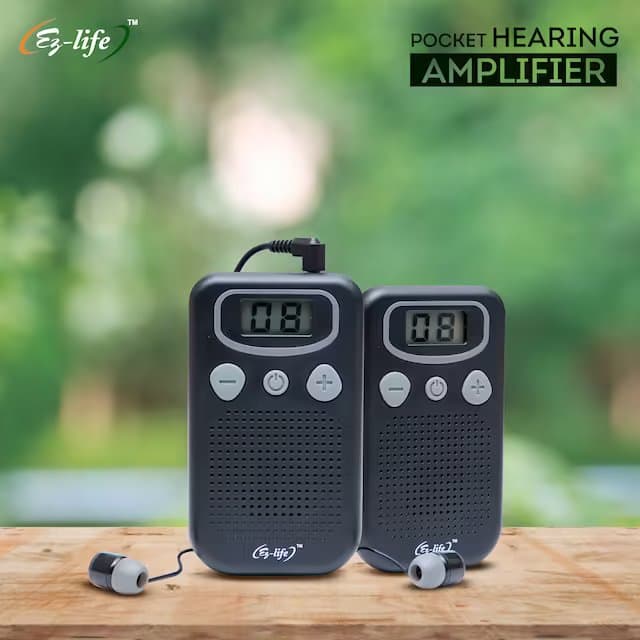 Pocket Hearing Amplifier with Digital Volume Control EZ A21 4